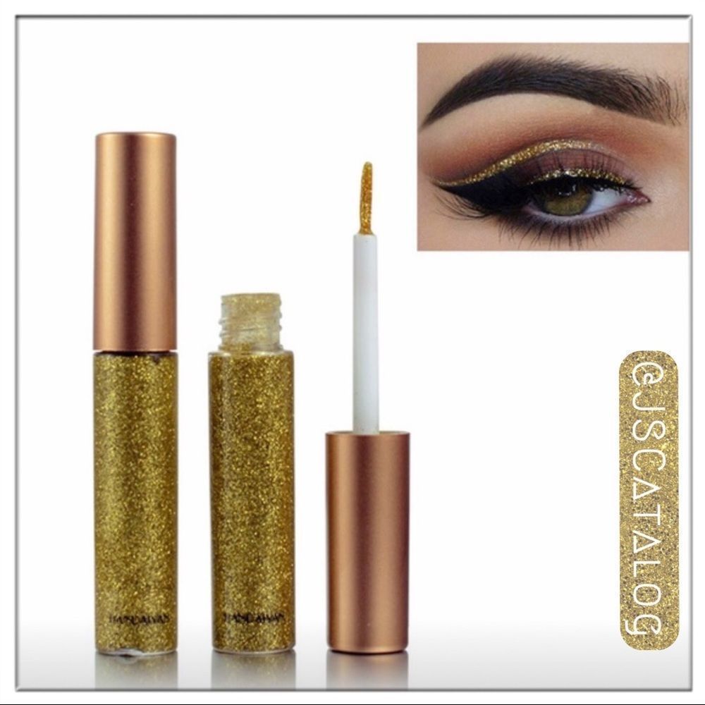 Gold Glitter Liquid Eyeliner 5ml